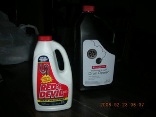 two drain cleaners