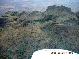 aerial -- Flatiron in the Superstition Mountains