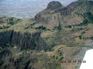 8 5r4. aerial -- Flatiron in the Superstition Mountains