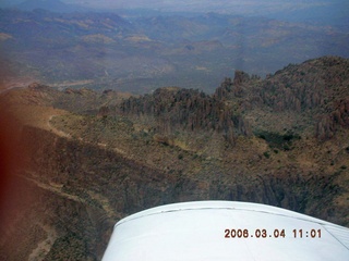 aerial -- Flatiron in the Superstition Mountains