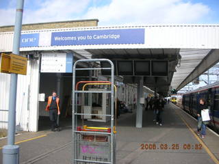 2006 eclipse trip -- Cambridge train station