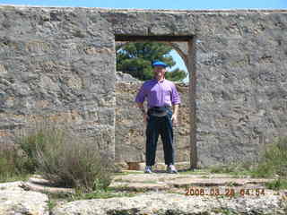 2006 eclipse trip -- Cyrene -- Temple of Zeus -- Adam