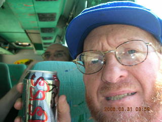 -- Adam and Arabic Diet Coke can