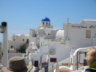 2006 eclipse trip -- Santorini shopping stop