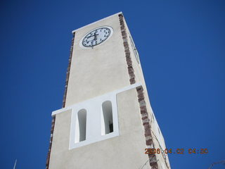 2006 eclipse trip -- Santorini shopping stop -- clock tower