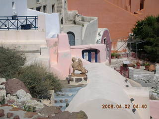 2006 eclipse trip -- Santorini shopping stop