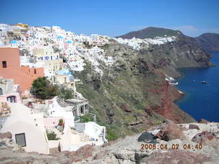 2006 eclipse trip -- Santorini shopping stop
