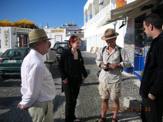 2006 eclipse trip -- Santorini friends