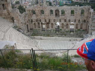 2006 eclipse trip -- Athens -- Acropolis -- amphitheater -- Adam