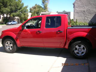 bright red truck rental