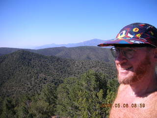 287 5t6. Adam at Payson run vista view