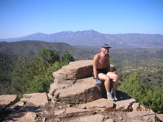 Adam at Payson run vista view