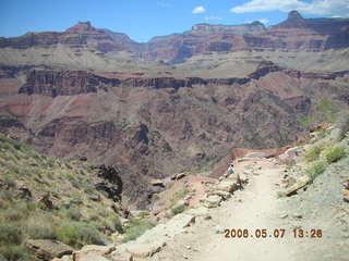 view from South Kaibab trail -- cute squirrel