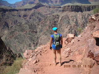 view from South Kaibab trail -- Greg and Adam