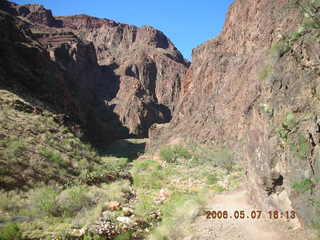 North Kaibab trail from Phantom Ranch