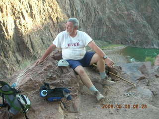 view from Bright Angel trail -- Mightly Colorado River