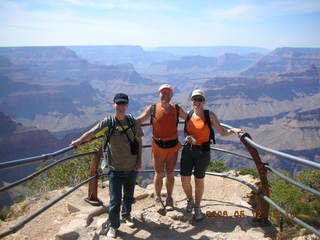 Grand Canyon from Bright Angel -- back of Adam's head