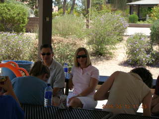 Strange graffiti on Pima Road in the morning