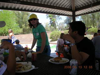 SAP/Khimetrics picnic -- Larry, Jim, Sharon