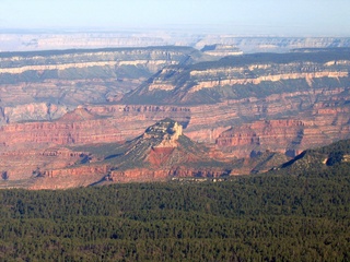 S.L. aerial -- south rim of Grand Canyon