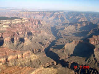 490 5tj. T.R. -- aerial -- south rim of Grand Canyon