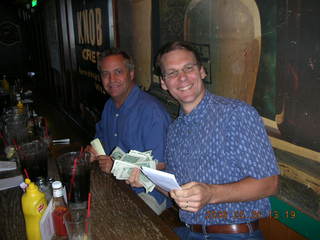 Adam and Tim Baker on Lost Dog Wash trail