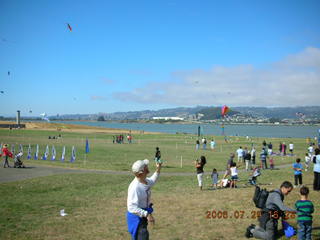 Berkeley Kite Fest -- Adam flying a kite