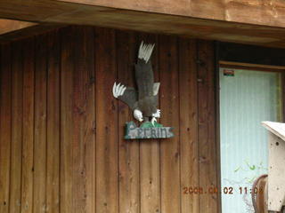 Minnesota trip - Afton run - Perkins eagle sign