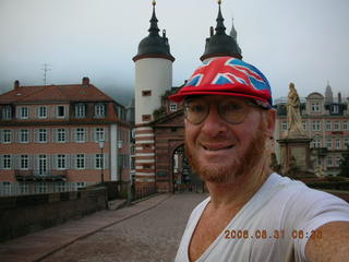 365 5wx. morning run in Heidelberg -- Adam -- bridge to castle -- Germany