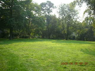 Curtis Arboretum -- memorial bench