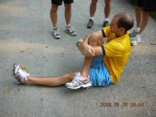 CHS XC -- Noah warming up