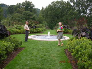 Morris Arboretum Ivan and Betsy in rose garden