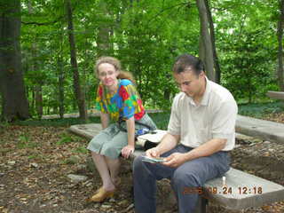 Morris Arboretum -- Gaby, Betsy, Ivan