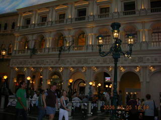 Venetian Hotel -- canal area -- gondola