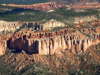 aerial -- Bryce Canyon with clouds