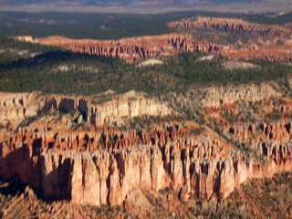 aerial -- Bryce Canyon with clouds