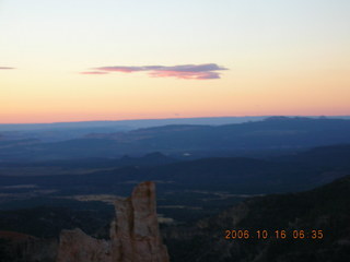 Bryce Canyon -- sunrise at Paria view