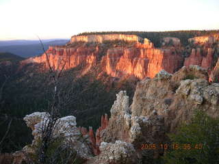 Bryce Canyon -- sunrise at Paria view