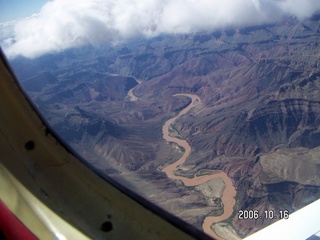 aerial -- Grand Canyon with clouds