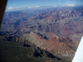 aerial -- Grand Canyon with clouds