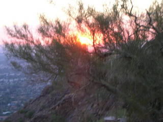 Camelback hike -- sunset