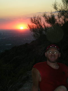 410 5yh. Camelback hike -- sunset -- Adam