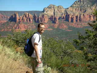 Yetkin and Adam and N4372J at Sedona Airport (SEZ)