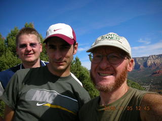 Joachim, Christian, Adam on Sedona Airport trail