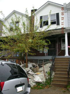 after the fire on Godfrey Avenue