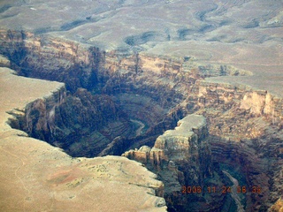 aerial -- Little Colorado River canyon