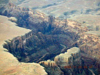 aerial -- Little Colorado River canyon