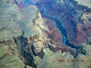 aerial -- Little Colorado River canyon