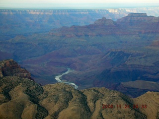 aerial -- Grand Canyon-- Grand Canyon with clouds