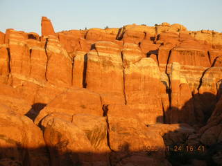 Arches National Park -- sunset at Fiery Furnace